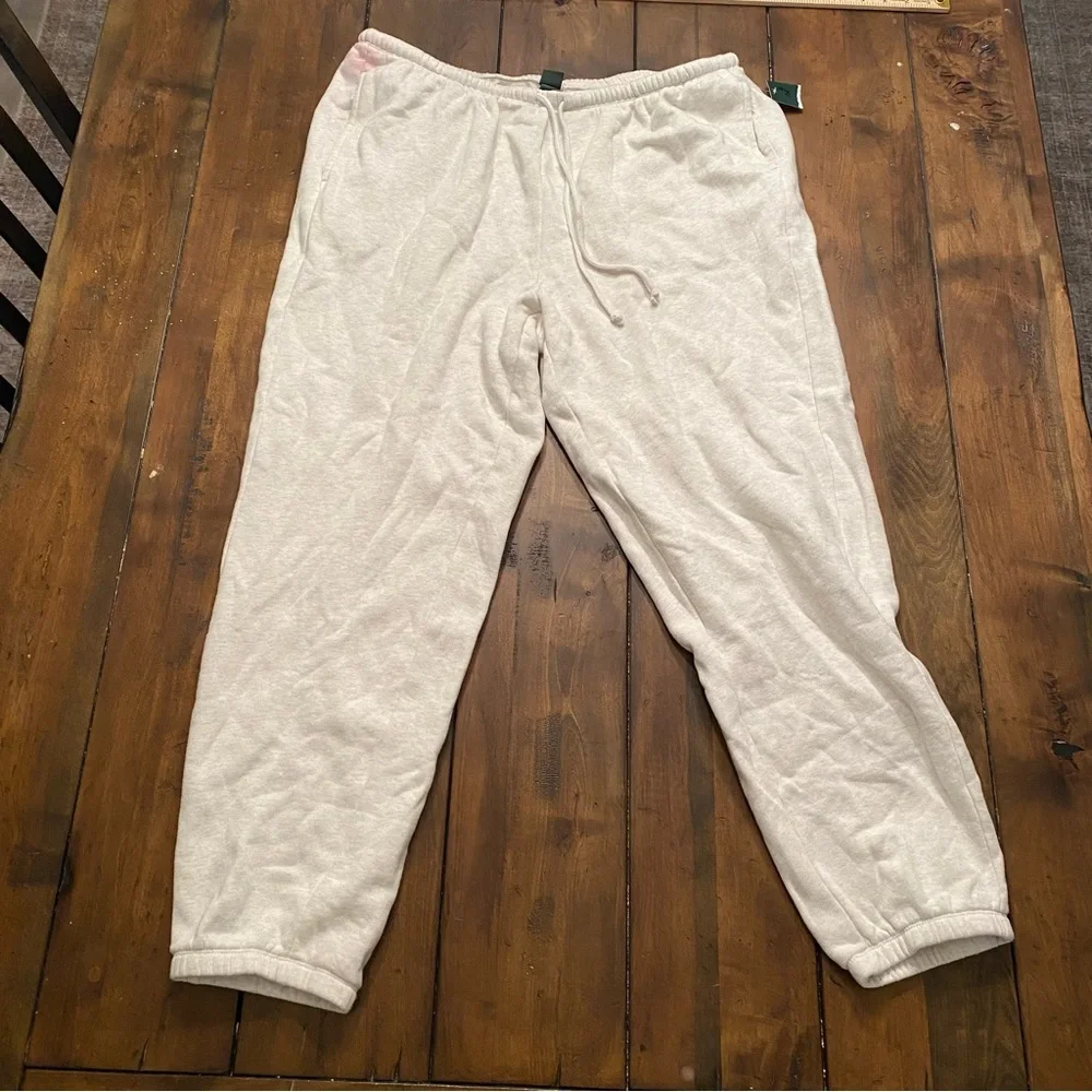 Wild Fable Women's Gray Heathered XL jogger sweat pants with drawstring - Picture 1 of 12